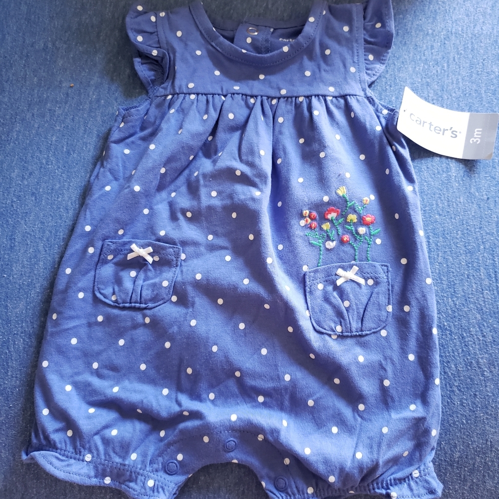 Pokadot Baby Romper